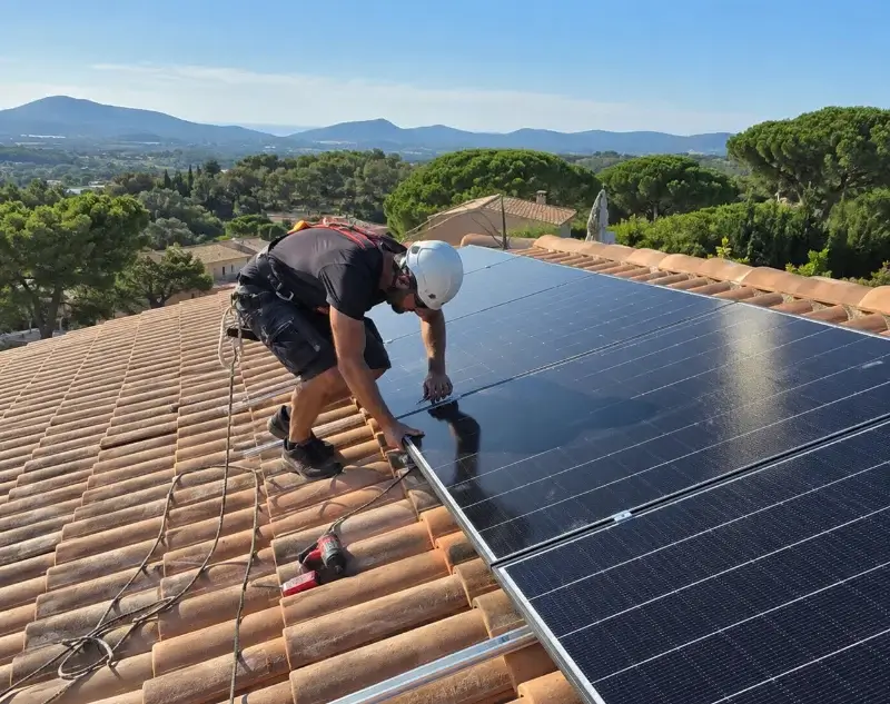 Installateur panneaux solaires Saint-Christol — pose photovoltaïque sur toiture