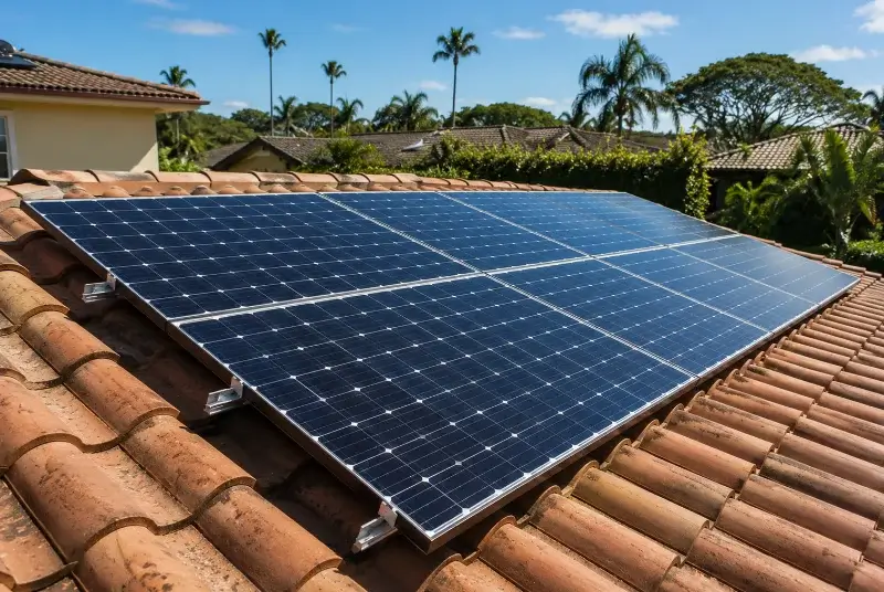 Installation de panneaux solaires à Saint-Christol